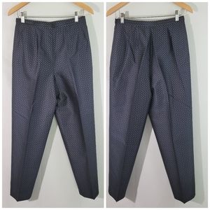 Talbots Navy Blue 100% Silk High Rise Pants